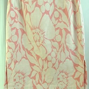 Jcrew Floral Brocade pencil skirt